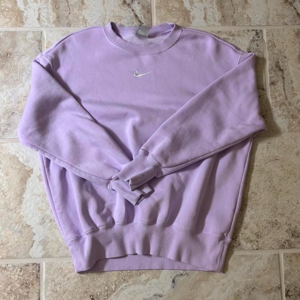 Nike Women's Lavender Crewneck Sweater